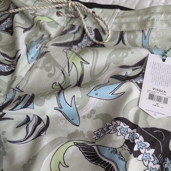 Vissla Men's Boardshorts Size 34 New Surf - Picture 2 of 4